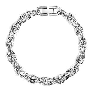 手链男款压花莫比乌斯钛钢男生男士手链学生党高街嘻哈定制送礼