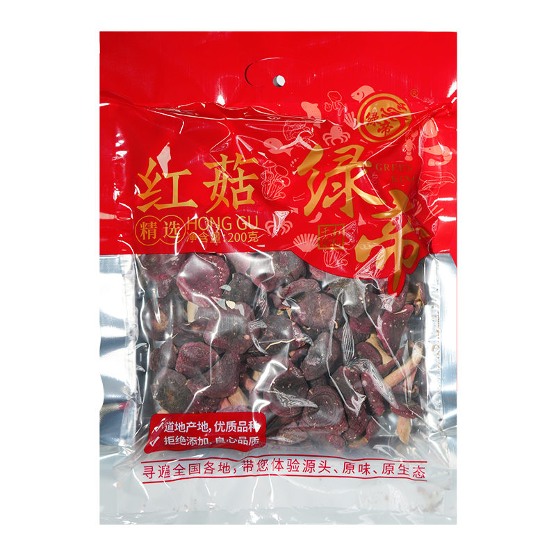 绿帝红菇袋装菇香浓郁