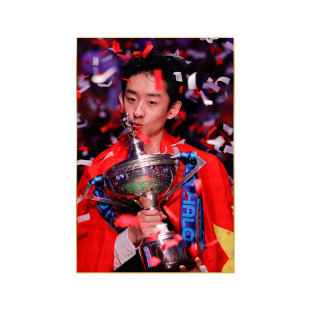 2026吴宜泽挂画斯诺克冠军台球厅装饰画台球室俱乐部装修壁画新款