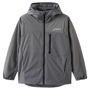 ASICS/亚瑟士男童长袖外套2026年保暖加绒轻薄便服防泼水运动上衣