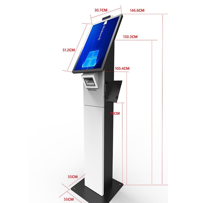 智能自助收银机扫码支付小票一体机餐饮自助点餐机用超市便利方便