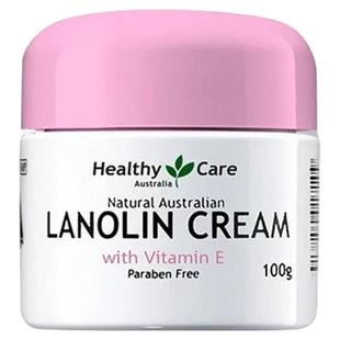 Healthy Care澳洲绵羊油原装正品VE面霜提亮保湿秋冬护手滋润补水