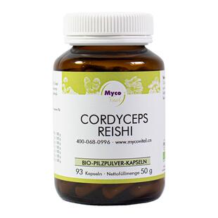 德国MycoVital玫克微朵菌菇灵芝虫草胶囊放化疗营养品升白细胞335