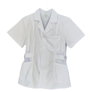 护士服短袖女夏装短款长袖分体套装蓝西服领套护工牙科口腔工作服