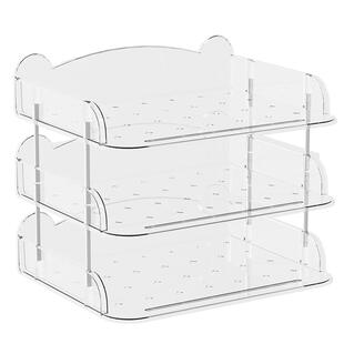 学科分类置物架学生桌面书本收纳架书桌A4文件整理神器分层书架