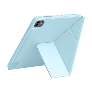 BOORCA适用于ipadpro2025保护套3+Y折支架苹果ipadpro11寸平板壳m5无笔槽2020/21/22/24款13寸磁吸搭扣18防弯