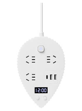 【正品】树叶USB插座多功能带线