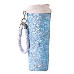 果兹纯钛保温杯女生高颜值咖啡杯保冷水杯子送礼冰霸杯大容量钛杯