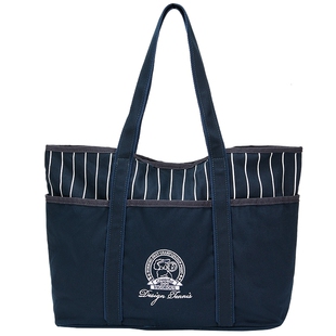 【tombonia联名】乐町商场同款印花大容量休闲帆布包C2YFF3322