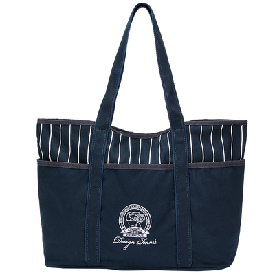 【tombonia联名】乐町商场同款印花大容量休闲帆布包C2YFF3322