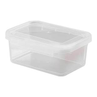 单扣连盖密封保鲜盒家用冰箱整理收纳盒大容量冻肉储物果蔬分装盒