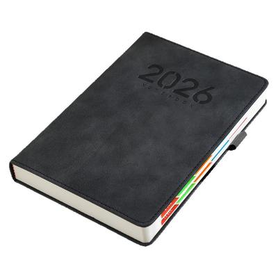 2026年日程本英文版简约商务办公记事本365天工作效率手册全英文内芯企业2026 Agenda in English定制印LOGO