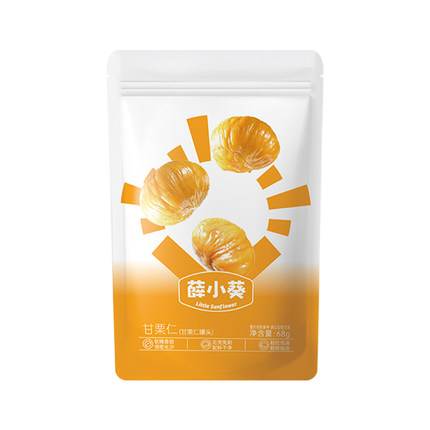 薛小葵原味甘栗仁儿童即食板栗独立包装去壳薛记炒货出品燕山板栗