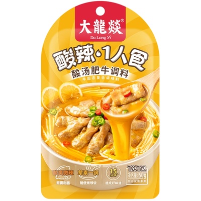 大龙燚酸汤肥牛调料成都