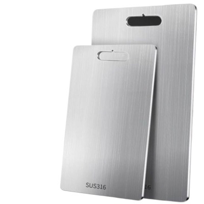 【双面可用】304不锈钢菜板砧板