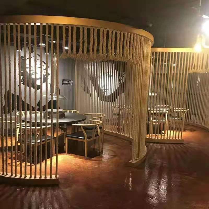 精品黄麻绳拔河绳幼儿园diy材料粗装饰4MM猫爬架白麻绳绳子挂绳