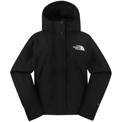 北面女子高腰防水夹克外套