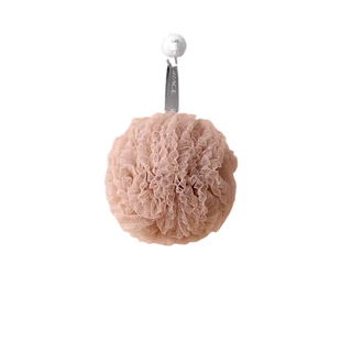 洁丽雅沐浴球女超柔软浴花搓澡球搓背可爱高档洗澡球不散浴球大号