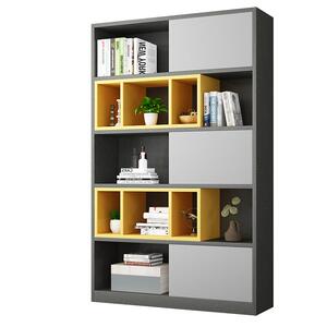 书架置物架落地客厅家用储物柜卧室展示文件柜多功能儿童组合书柜