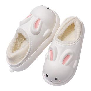 孕妇专用防滑棉拖鞋女2025新款秋冬季防水包跟保暖加毛绒月子棉鞋