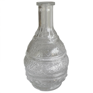 ins风复古水培桌面花瓶vintage欧式居家装饰玻璃花器餐厅法式摆件