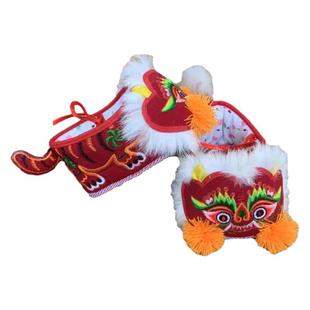 虎头鞋婴儿冬季传统手工连脚包脚套脚棉裤老虎头鞋男女宝宝抓周鞋