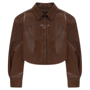 BJHG不计后果甜酷短款外套女秋季新款美式复古高级感流行爆款皮衣