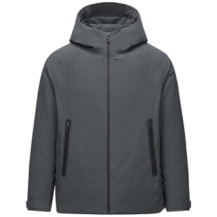 【商务鹅绒】坦博尔冬季奥莱男短款连帽羽绒服无缝压胶保暖外套