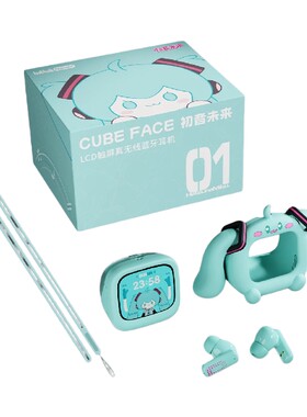 初音未来触屏真无线蓝牙耳机