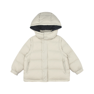 大耳象女童可拆卸两穿连帽羽绒服冬季新款95白鸭绒保暖百搭厚外套
