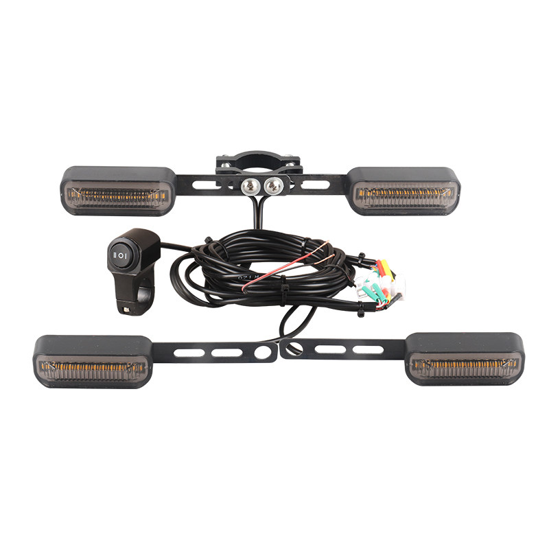 12v-48V-60V电动车摩托车加装转向灯流水闪光led前后转向灯套装