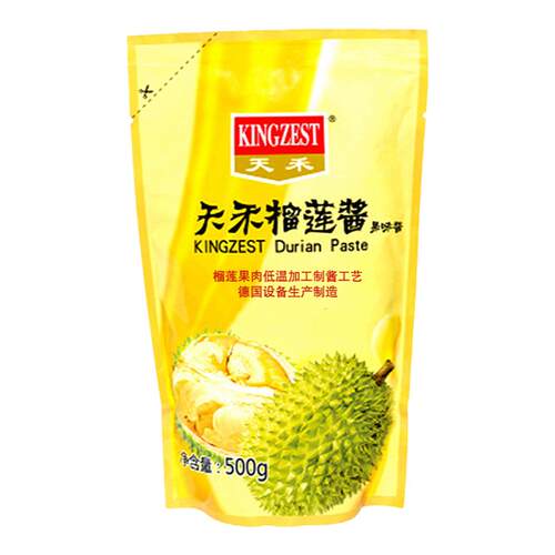 天禾榴莲酱500g榴莲汁烘焙甜品糕点榴莲果酱2包组合沙拉酱包邮