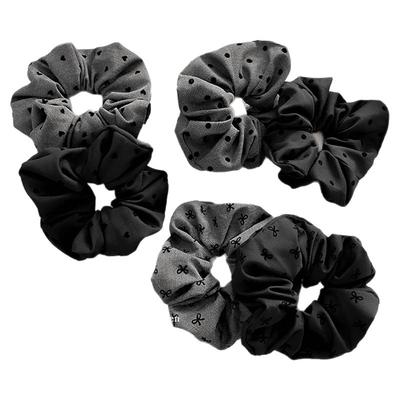 气质蝴蝶结波点大肠发圈