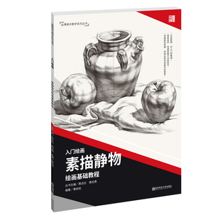 入门绘画素描静物绘画基础教程 2019品博文化黄枕权著16开结构素描静物范本基础入门水果蔬菜单个组合静物步骤解析高艺联校考美术