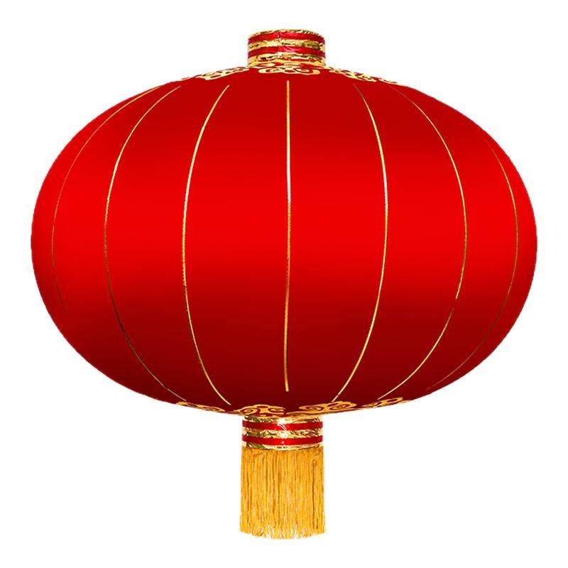 欢度国庆小区景区门口大型灯笼