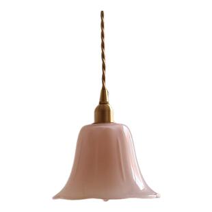 北欧复古简约全铜玻璃吊灯老上海民国吧台餐厅卧室床头咖啡馆吊灯