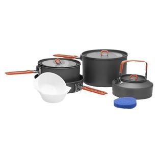 火枫户外套锅盛宴4特别版露营3-4人便携煎锅茶壶野炊折叠锅具套装