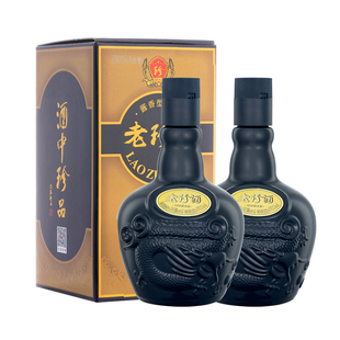 【官方正品】贵州老珍酒自饮口粮酱香型白酒53度500ml*2瓶礼盒装