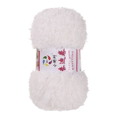 卷毛中粗毛线小蝌蚪2024混纺