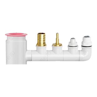 厨房洗碗机净水器水槽下水道排水管三头通防返臭神器密封塞子接头