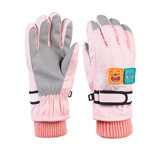 儿童滑雪手套防水保暖单板专用防风户外雪山加绒小孩专用防滑加厚