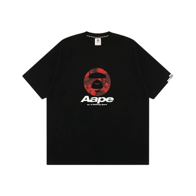 Aape迷彩猿人印花经典短袖T恤