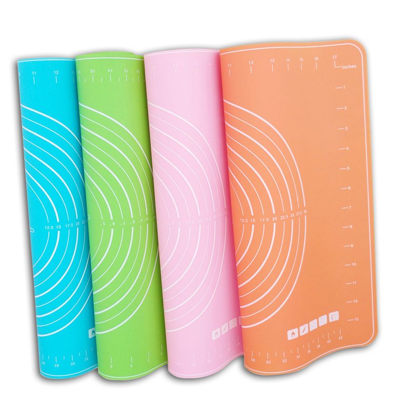 新款铂金级加厚硅胶垫硅胶案板揉面垫和面垫烘焙厨房工具揉面垫