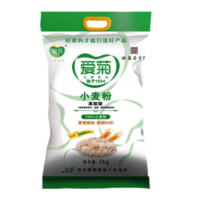 陕西西安爱菊面粉高筋粉中筋面粉