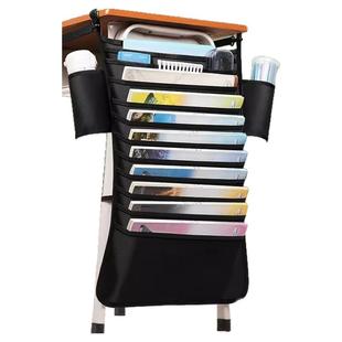 桌边挂书袋高中生初中生课桌收纳学生书桌侧边大容量加厚收纳书桌书袋挂袋课桌收纳袋神器