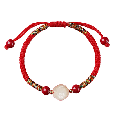 【已过香香】十二生肖和田玉手绳