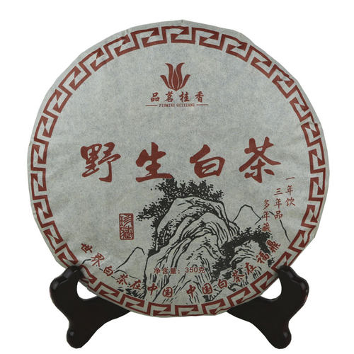 品茗桂香 柘荣高山野生白茶福鼎大白茶贡眉饼2012陈年荒山春茶