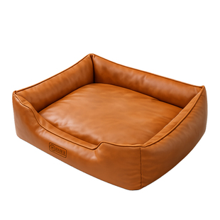 防水狗窝四季通用可拆洗中小型犬专用宠物窝皮质沙发不粘毛狗狗床