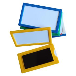 2025新款磁性标识牌强力吸磁货架挡板标签库房磁性材料卡姓名贴