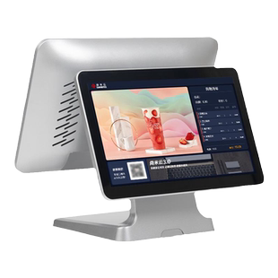 餐饮店收银机一体机扫码点餐出点单菜面馆烧烤火锅饭店奶茶专用商用Windows7奥家收银系统管理电脑双屏收款机